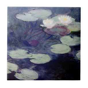 Azulejo De Cerâmica Lírios-Água Rosa: 1897-99 apresentada por Monet
