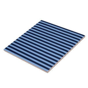 Azulejo De Cerâmica Listras azul marinho e jeans
