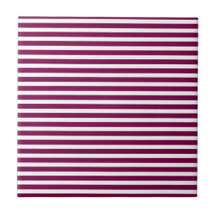 Azulejo De Cerâmica Listras Brancas Vinho Simples Moderno Minimalista