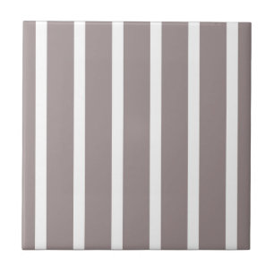 Azulejo De Cerâmica Listras Cinza Branco Grosso Fino