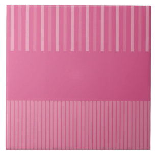 Azulejo De Cerâmica Listras Colour Pop - Rosa