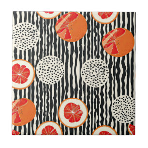 Azulejo De Cerâmica Listras de Fatias de Citrino Negrito (1)
