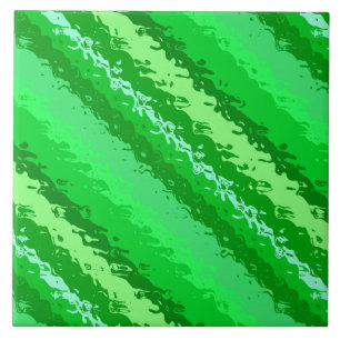 Azulejo De Cerâmica Listras de vidro - tons verdes esmeraldas