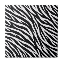 Azulejo De Cerâmica Listras de Zebra Padrão Animal