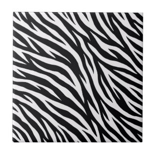 Azulejo De Cerâmica Listras de Zebra Padrão Animal