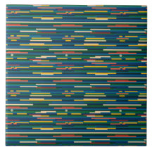 Listras Horizontais Coloridas Arte Abstrata