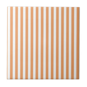 Azulejo De Cerâmica Listras Laranja Padrão Minimalista Moderno Verão