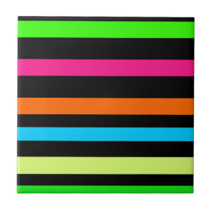 Azulejo De Cerâmica Listras neon