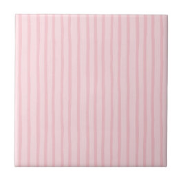 Azulejo De Cerâmica Listras Rosa