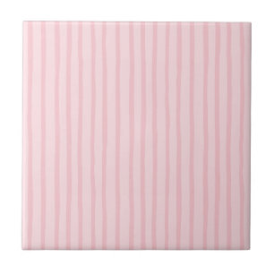 Azulejo De Cerâmica Listras Rosa