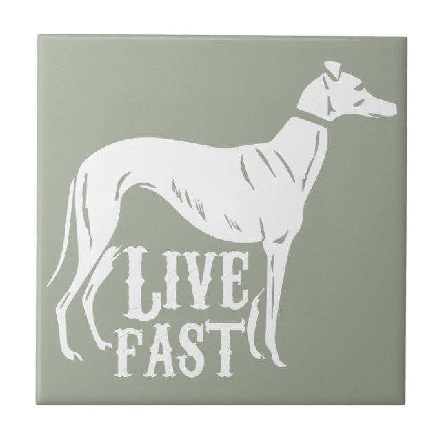 Azulejo De Cerâmica Live Fast (Frente)