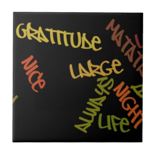 Azulejo De Cerâmica Live Life Large Word Art Impressão