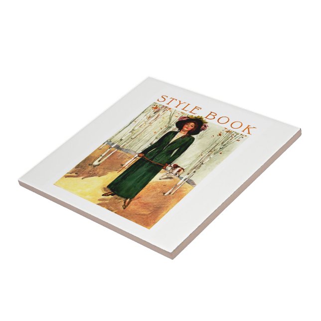 Azulejo De Cerâmica Livro Estilo (Lateral)