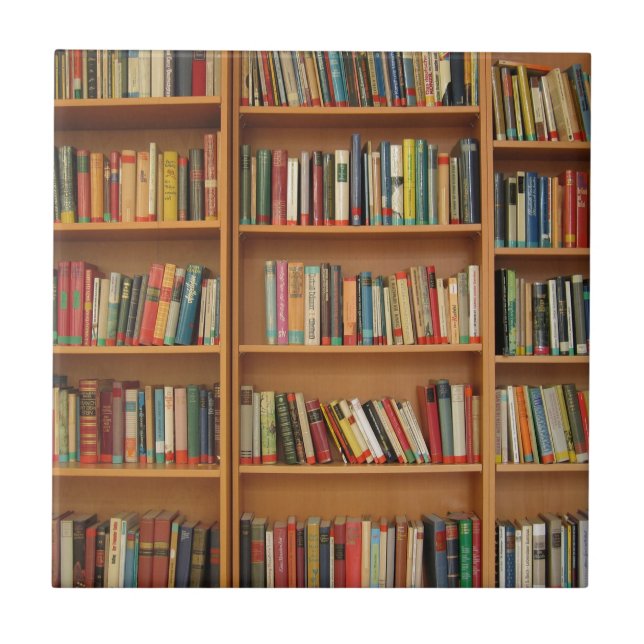 Azulejo De Cerâmica Livros na estante (Frente)