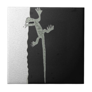 Azulejo De Cerâmica Lizard na Parede