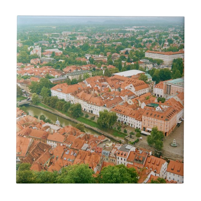 Azulejo De Cerâmica Ljubljana de cima (Frente)
