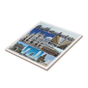 Azulejo De Cerâmica LMD004 MILAN, Milano, catedral,