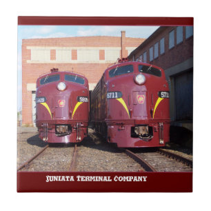 Azulejo De Cerâmica Locomotivas Famosas da Pensilvânia 