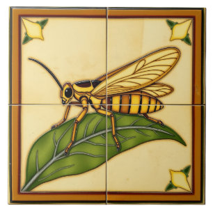 Azulejo de Cerâmica Locust - Artes e Ofícios
