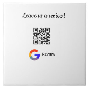 Azulejo De Cerâmica logotipo da análise de negócios do Google Scan QR