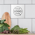 Azulejo De Cerâmica Logotipo de empresa Mínimo Limpo Simples Branco Si<br><div class="desc">Um simples modelo de negócios personalizado em um estilo moderno minimalista que pode ser facilmente atualizado com o logotipo de sua empresa. Se você precisar de ajuda para personalizar este produto,  entre em contato comigo usando o botão de mensagem abaixo e terei todo o prazer em ajudá-lo.</div>