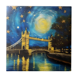 Azulejo De Cerâmica London Bridge Acrylic Art,