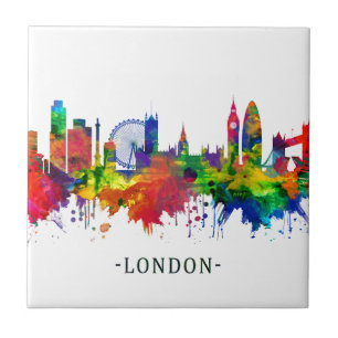 Azulejo De Cerâmica London England Skyline