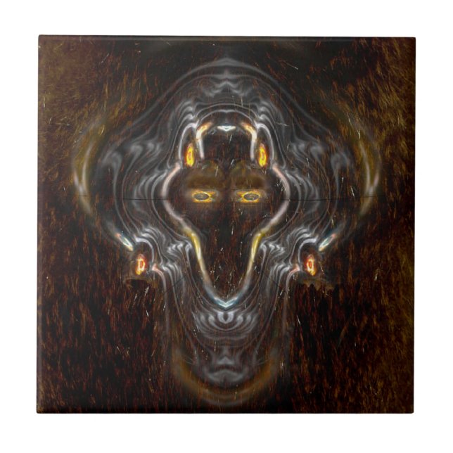 Azulejo De Cerâmica Lone Wolf (Frente)