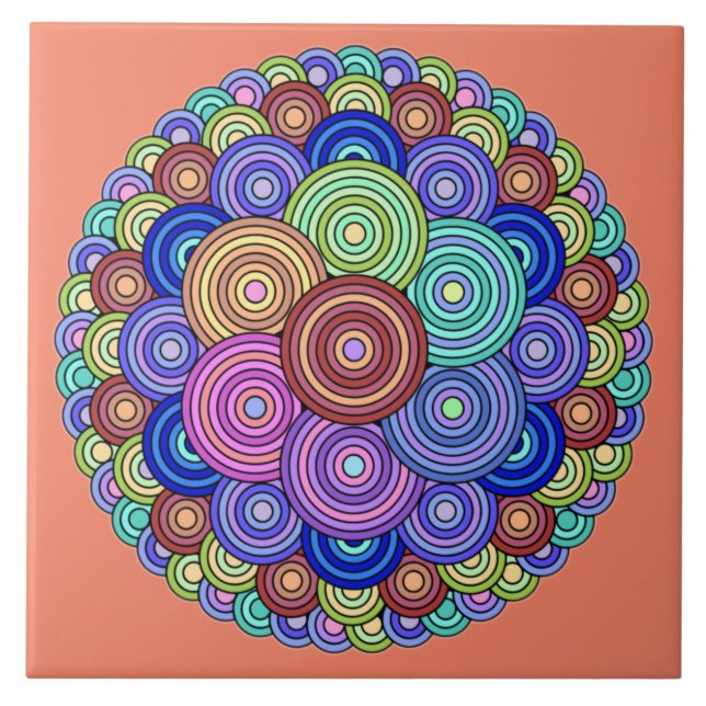 Azulejo De Cerâmica Loop™ sem som (Frente)