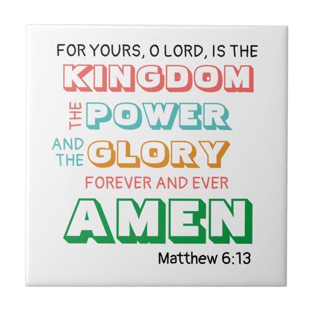 Azulejo De Cerâmica LORDS ORAYER Christian (Frente)