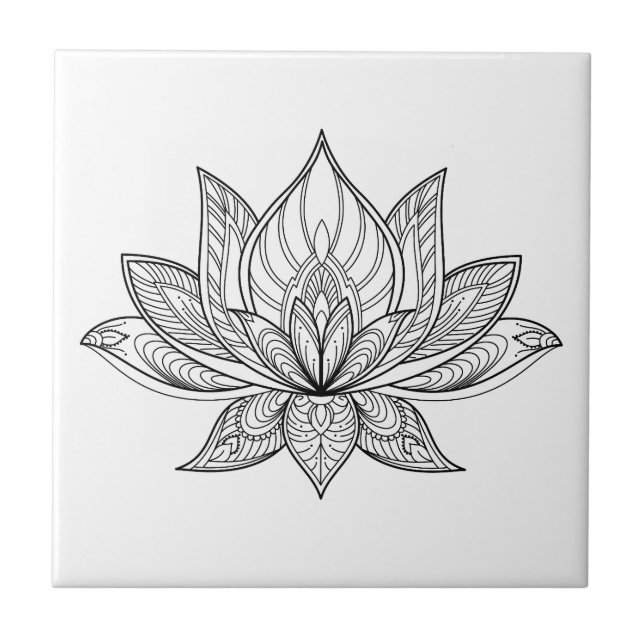 Azulejo De Cerâmica Lotus (Frente)