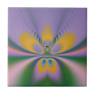 Azulejo De Cerâmica Lótus Roxo