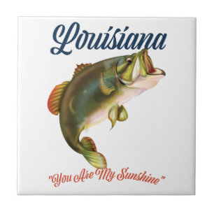 Azulejo De Cerâmica Louisiana "você é meu Sunshine"
