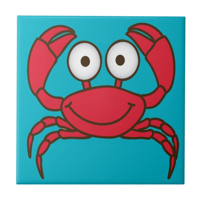 Azulejo De Cerâmica Love Crab (Frente)