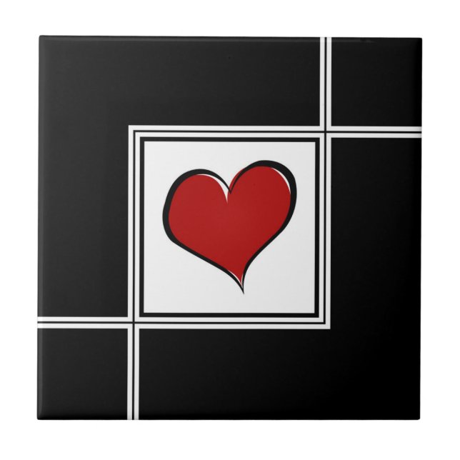 Azulejo De Cerâmica Love design (Frente)