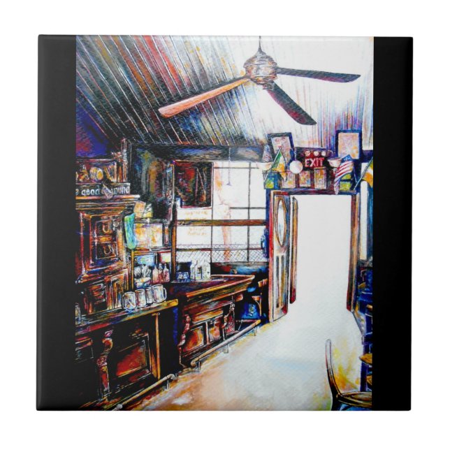 Azulejo De Cerâmica Love is Not a Wall, It's a Bridge (Frente)