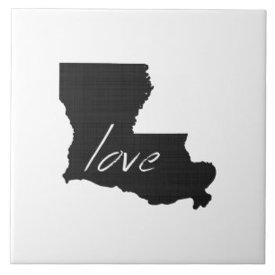 Azulejo De Cerâmica Love Louisiana