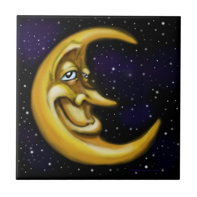 Azulejo De Cerâmica Lua (Frente)