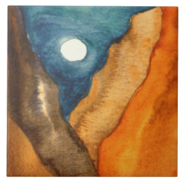 Azulejo De Cerâmica Lua da garganta