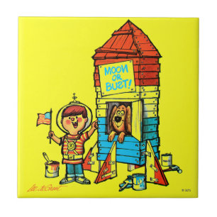 Azulejo De Cerâmica Lua ou busto!