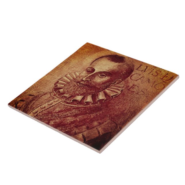 Azulejo De Cerâmica Luís de Camões (Lateral)