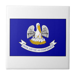 Azulejo De Cerâmica Luisiana Flag