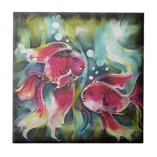 Azulejo De Cerâmica Luminosidade do Peixe Dourado