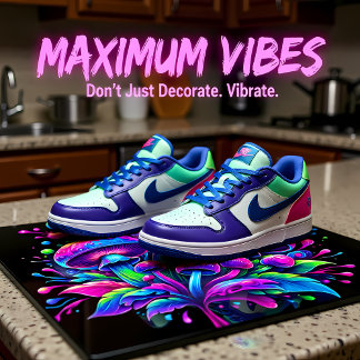 Azulejo De Cerâmica Luminoso Mushroom Fantasy Bloom