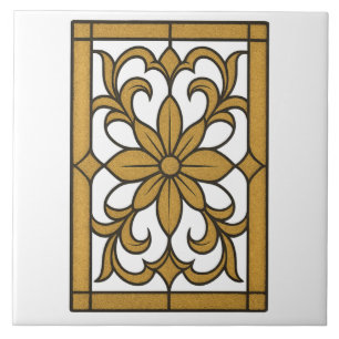 Azulejo De Cerâmica Lux Gold Mandala