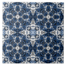 Luxo, elegante, marinho azul e branco ornamentais