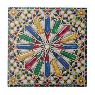 Azulejo De Cerâmica Luxuoso Cristal Colorido Opala Marroquino Zellij