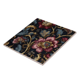 Azulejo De Cerâmica Luxury Indian Floral Vintage Royal