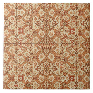 Azulejo De Cerâmica Luxury Vintage Islamic Geometric Sand Terracotta