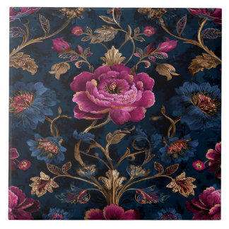 Azulejo De Cerâmica Luxury Vintage Royal Saffron